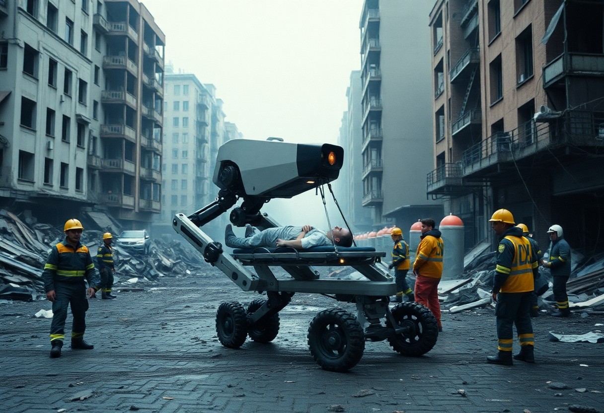 What Role Do Resilient Machines Play In Evacuating Victims From Desolation?