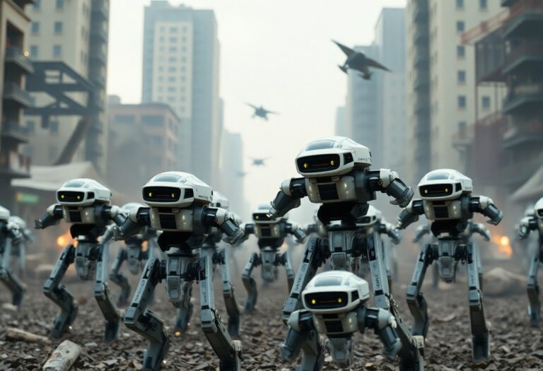 Can Swarm Robotics Provide Unparalleled Advantages In Asymmetric Conflicts?