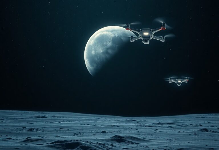 Can Luminous Drones Illuminate The Mysteries Of The Lunar Dark Side?