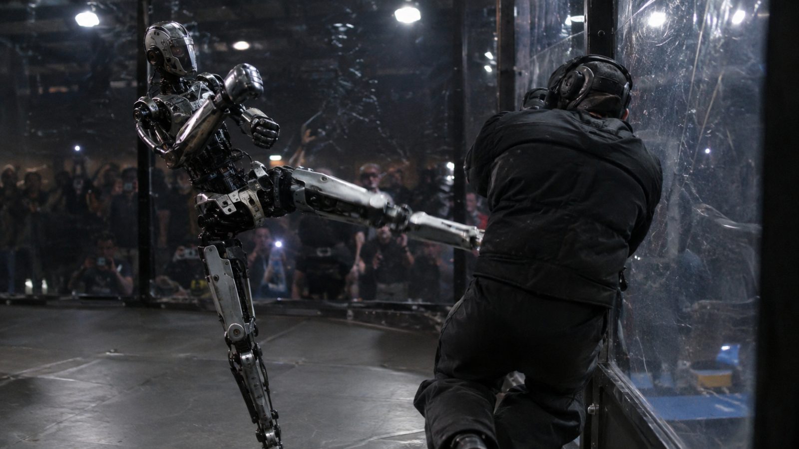 A Six-Foot Robot Kicked an Influencer Across a Cage — and a Man in a VR Headset Threw the Kick