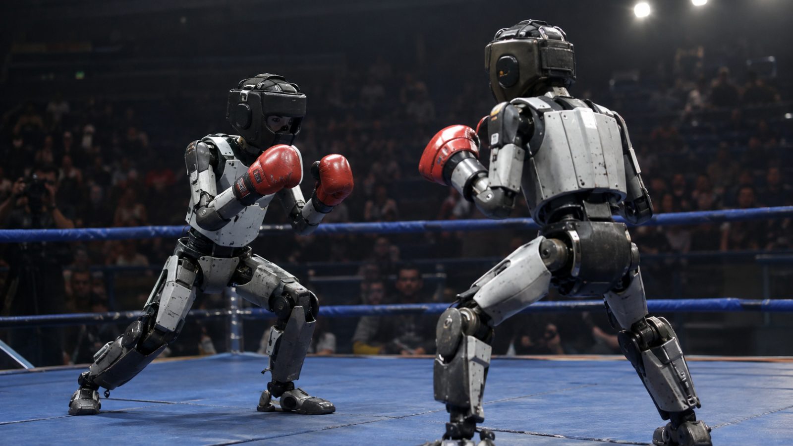Robot Cage Fighting Is Real, and a YouTuber Flew to China to See It